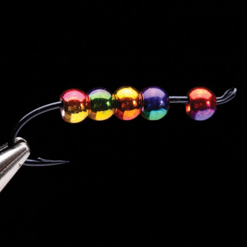Rainbow MultiHued Brass Beads|5/64″ (2mm)|3/32″ (2.4mm)|7/64″ (2.8mm)|1/8″ (3.3mm)|5/32″ (3.8mm)