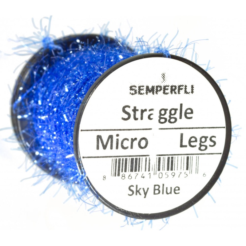 Straggle Micro Legs|black|brown|copper brown|fl. dark pink|fl. green rhyacophila|fl. orange|fl. red|fl. sunburst|fl. yellow|grey|litchen|multicard|olive|peacock green|red|shell pink|sky blue|white