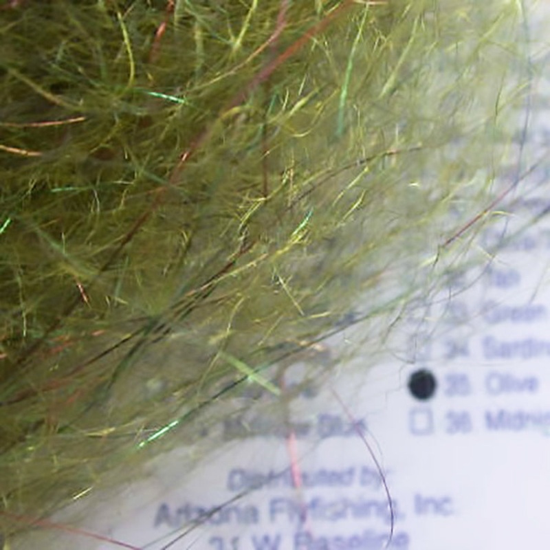 Arizona Diamond Hair|black|bronzeback|brown|emerald green|golden shiner|green chartreuse|light silver holo|light purple|light yellow|olive|olive/tan|peacock|pearl green|pink|rainbow|red|sardine|shad|shiner blend|silver|silver minnow|starlight|tan