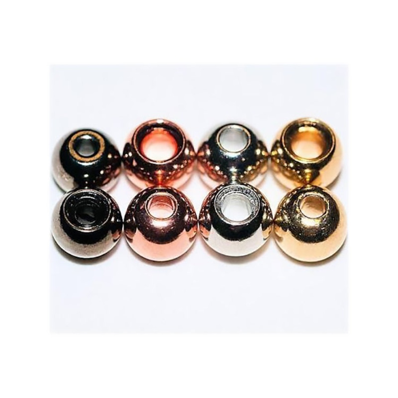 Tungsten Bomb Beads|5/64″ (2.0mm)|3/32″ (2.4mm)|7/64″ (2.8mm)|1/8″ (3.2mm)|5/32″ (4.0mm)|3/16″ (4.8mm)|black|black nickel|copper|gold|nickel|10|100