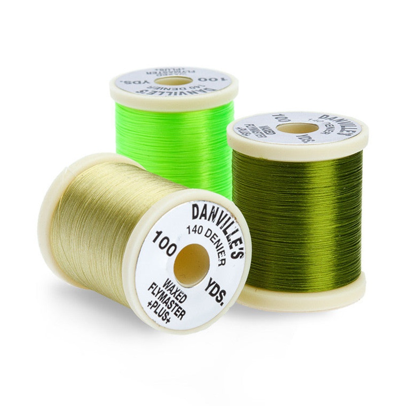 Flymaster+ 140 Denier Thread|adams grey|beige|black|brown|cream|dark brown|fl. blue|fl. fire orange|fl. green|fl. orange|fl. red cerise|fl. shrimp pink|fl. yellow|grey|lt olive|olive|orange|peacock green|purple|red|tan|watery olive|white|wine|yellow