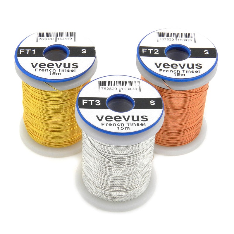French Tinsel|large|medium|small|x-small|copper|gold|silver