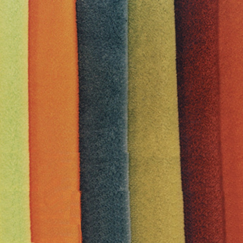 Furry Foam|black|brown|cream|dark brown|dark olive|fl. chartreuse|light olive|moss green|orange|rust|tan|yellow