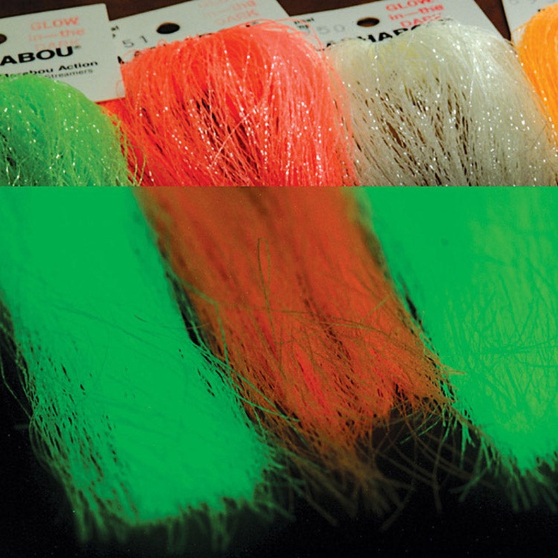 Glow in the Dark Flashabou|green 6955|orange 6954|pink 6951|white 6950|yellow 6952
