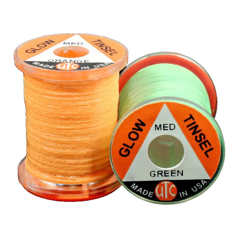 Glow Tinsel|green|orange|pink|white|yellow