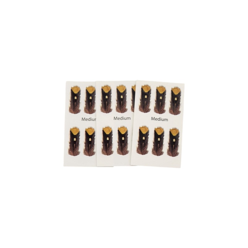 Imitation Jungle Cock Eyes|large 9/16″|med. 1/2″|small 3/8″