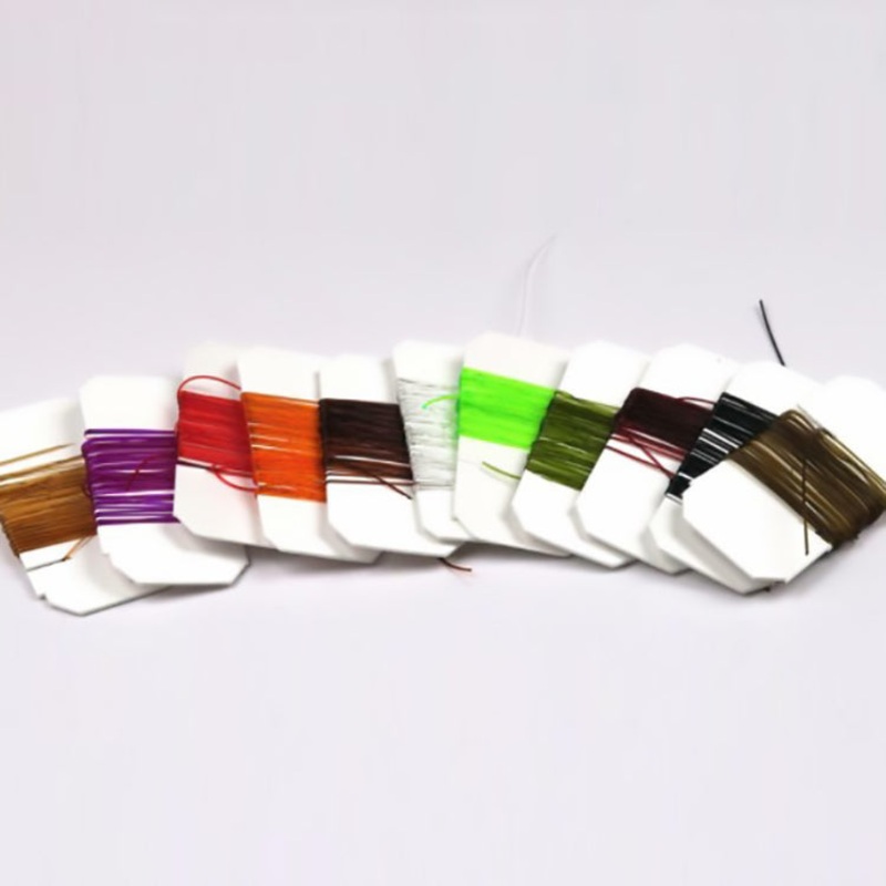 Midge Stretch Rib|black|blood red|brown|chartreuse|clear|olive brown|olive|orange|purple|red|tan