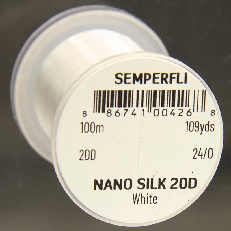 Nano Silk Thread 24/0|black|white