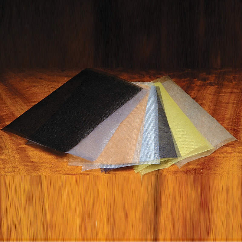 No-Fray Wing Material|black|dark dun|light dun|medium dun|tan|white