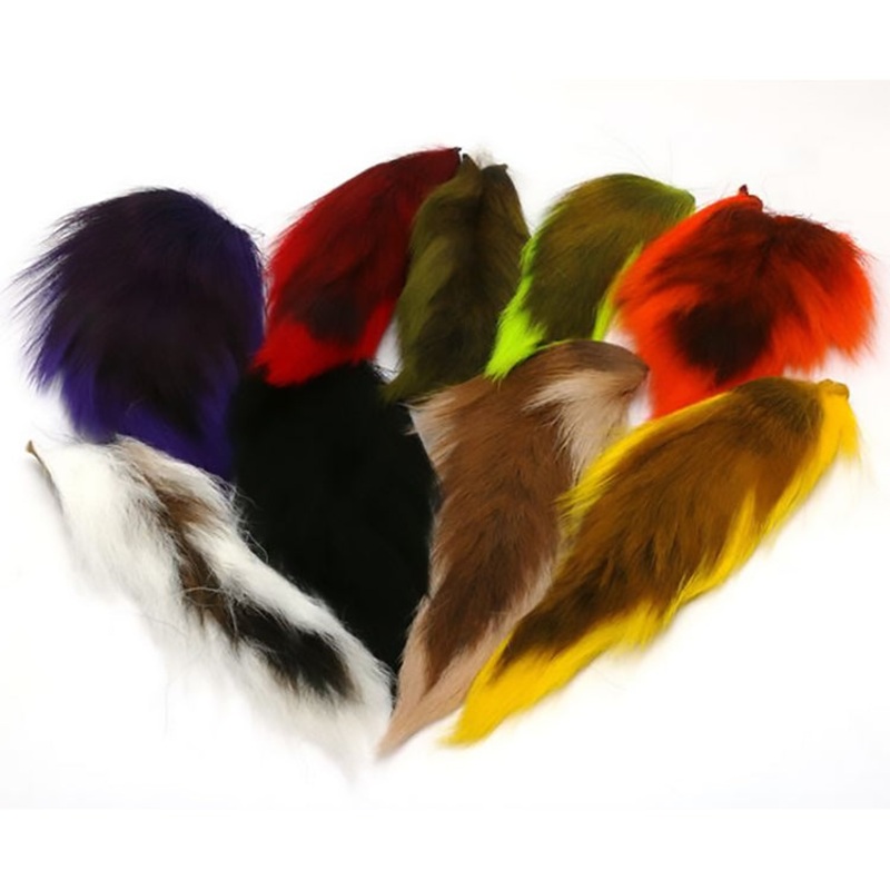 Petite Bucktail|Black|Chartreuse|Hot Orange|Hot Pink|Olive|Purple|Red|Tan|White|Yellow