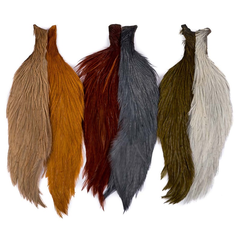 Dry Fly Half Cape|Badger|Barred Ginger|Brown|Furnace|Ginger|Grizzly|White/Cream