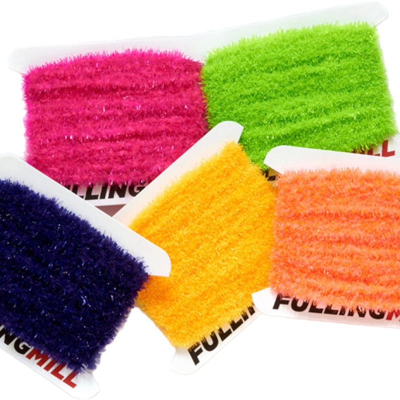 Chewy Worm Chenille|Small|Medium|Large|Fluorescent Apricot|Black|Brown Olive|Brown|Fluorescent Chartreuse|Fluorescent Orange|Fluorescent Pink|Purple|Fluorescent Shell Pink|Tan|Fluorescent Yellow