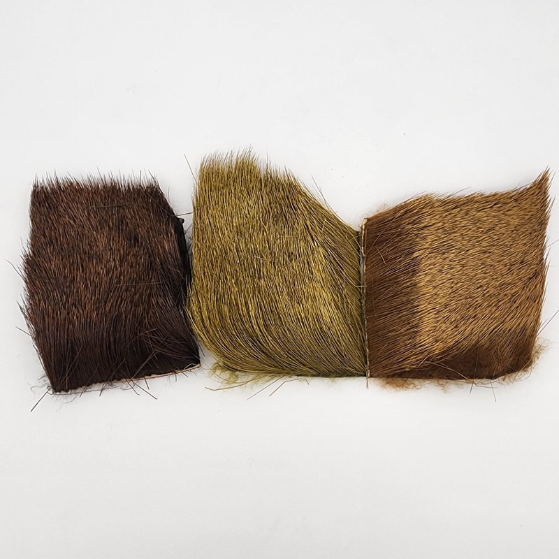Dyed Elk Hair|Brown Drake|Dark Brown|Green Drake