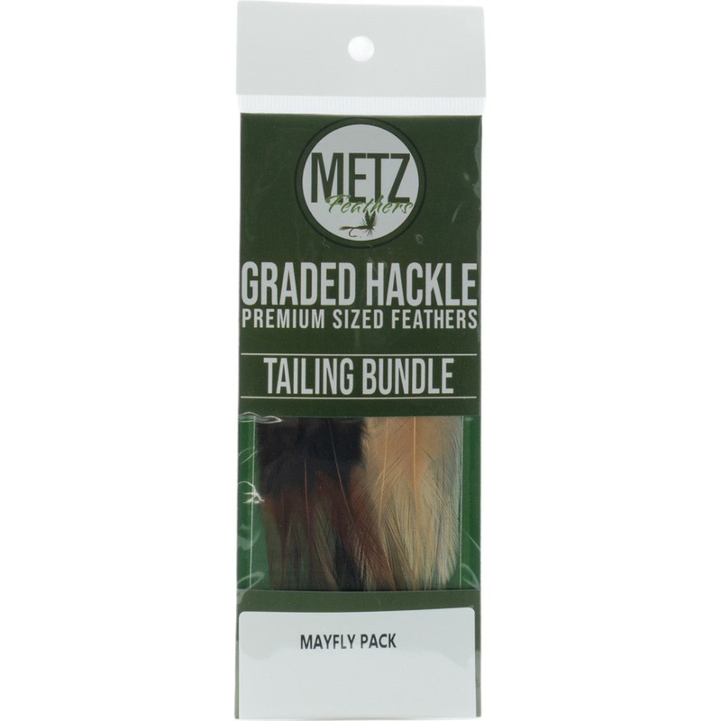 Hackle Tailing Bundle 3 Pack|mayfly|perdigon