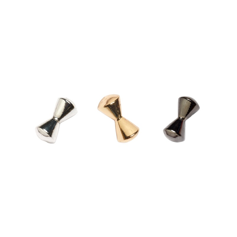 Tungsten Dumbbells|3.0mm  1/8″|4.0mm  5/32″|5.0mm  13/64″|Black Nickel|Gold|Silver