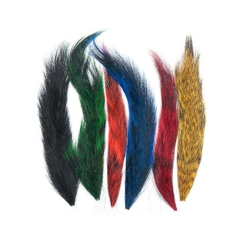 Squirrel Tails|assortment|black|blue|chartreuse|green|natural fox|natural grey|natural pine|red|orange|yellow