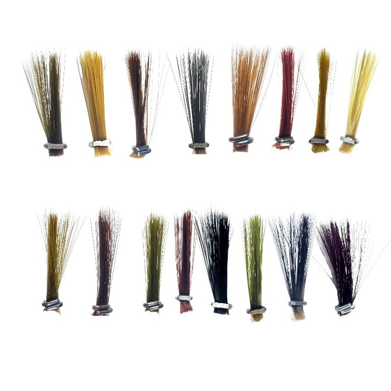Tail Fiber Fibbets|black|brown|dark brown|claret|firey brown|golden olive|green olive|iron blue dun|insect green olive|lichen|light brown|medium olive|olive brown|olive|silver dun|tan|white|yellow