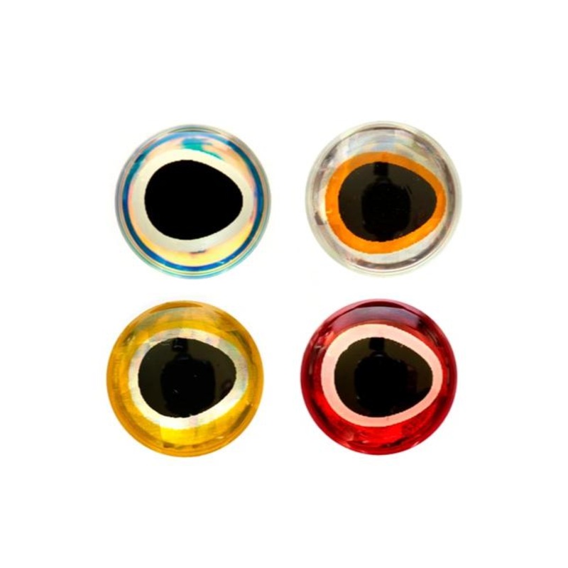 Epoxy Baitfish Eye|4.0mm  5/32″|5.0mm  13/64″|6.0mm  15/64″|7.0mm  9/32″|8.0mm  5/16″|9.5mm  3/8″|Super Pearl|Gold|Red|Silver