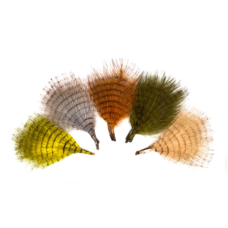 Fine Barred Marabou|Burnt Orange/Barred Black|Brown/Barred Black|Grey/Barred Brown|Olive/Barred Black|Olive/Barred Brown|Orange/Barred Brown|Tan/Barred Black|Tan/Barred Brown|Tan/Barred Grey|White/Barred Black|White/Barred Grey|Yellow/Barred Black|Yellow/