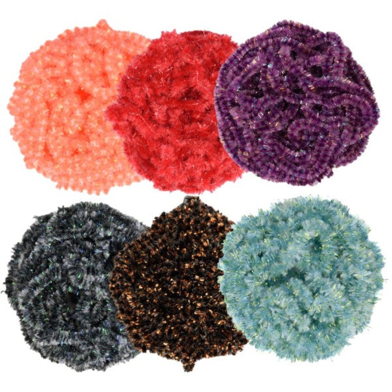 New Age Chenille – Small|Klondike Gold|Black Pearl|Silver Black|Orange Crush|Purple Beaver|Copper Black|Amber Stone|Goldstone|Copper/Gold/Black|Henry’s Lake|Reds Olive|Gold Black|Fools Gold|Green Apple|Excelsior Olive|Polar Shrimp|Winter Run Pink|Wint