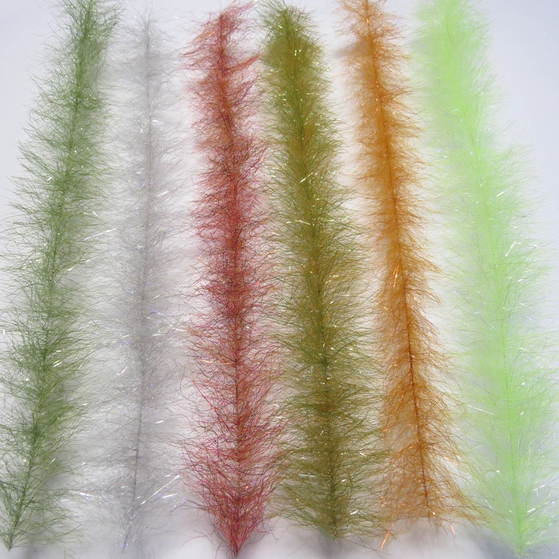 Flash Blend Baitfish Brush 1|White|Grey|Yellow|Orange|Shrimp|Rainbow|Mullet brown|Violet night|Midnight blitz|Chartreuse|Olive|Redfish|Electric yellow|Pink|Brown|Peacock|Mackerel|Bleeding black|Bleeding yellow|Bleeding grey|Hot orange|Black