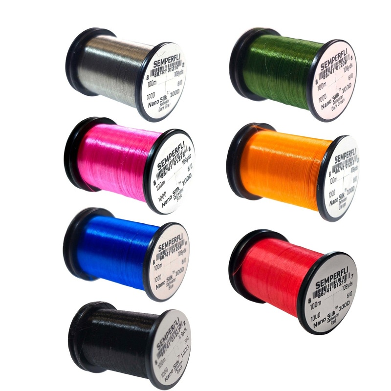 Nano Silk Saltwater 100D|Black|Blue|Dark Green|Dark Gray|Rhyac Green|Orange|Pink|Red|White