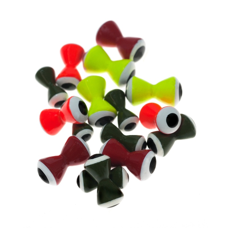 Intruder Double Eyes|Olive/White/Black|Red/White/Black|Chartreuse/White/Black|Fl. Orange/White/Black|Yellow/White/Black|5/32″|3/16″|7/32″