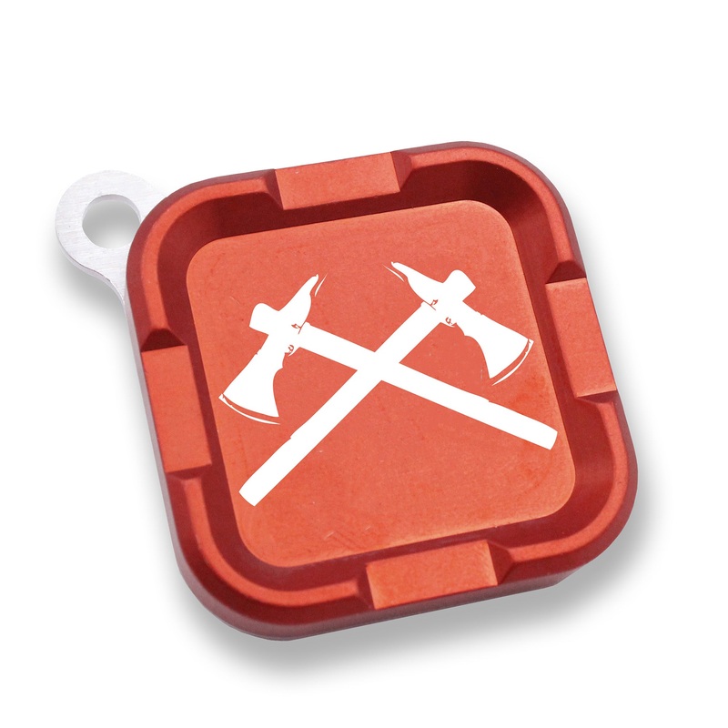 Cling Magnetic Fly Patch|Blue-Aqua Flies|Orange-Tomahawk