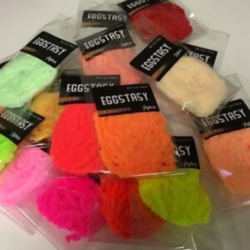Flybox Eggstasy|Bubblegum|Black|Chartruse|Candy Pink|Hot Pink|Fl. Cheese|Fl. Peach|Fl. Yellow|Fl. Sunburst|Fire Orange|Fl. Red|Sweetcorn|Sockeye|Pink Salmon|Blood Red|Salmon Roe|Mojito|Uv White|X-Strong Spearmint