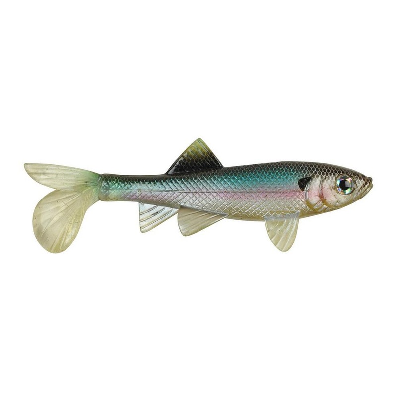 Berkley Powerbait Sick Fish 4|Ghost Minnow|Green penny