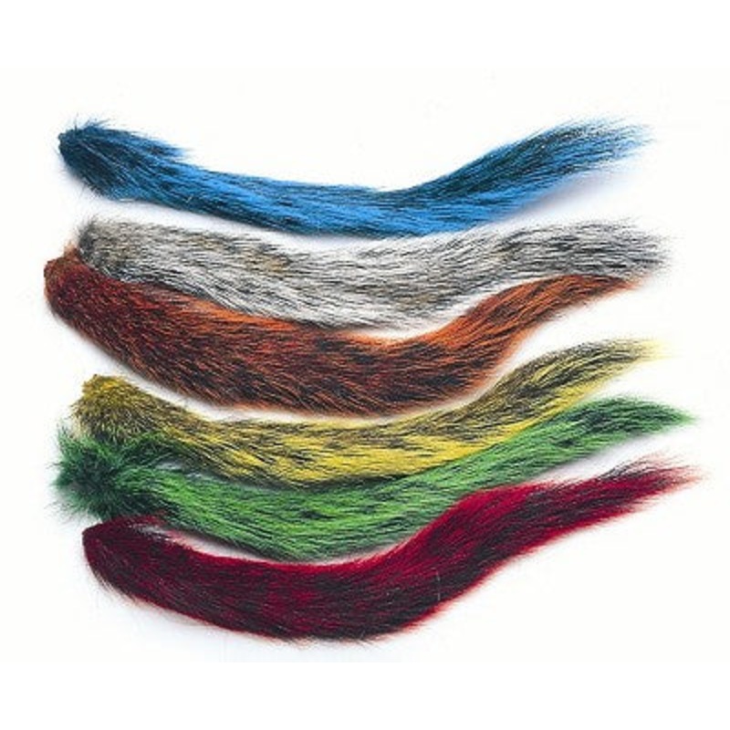Squirrel Grey Dyed|Yellow|Red|Orange|Blue|Natural|Black|Green