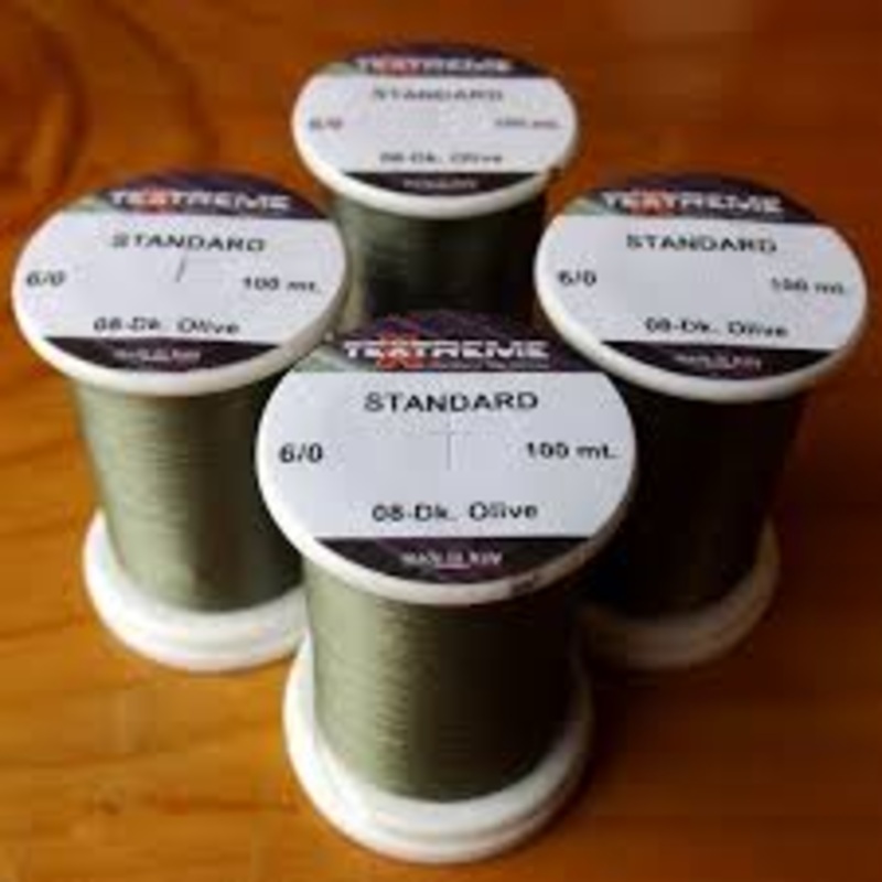 Textreme 8/0 Thread|Black|White|Light Brown|Olive|Light Olive|Claret|Red|Orange|Yellow|Cream|Rusty Brown|Beige|Fl. Yellow|Chartreuse|Lemon|Fl. Orange|Fl. Pink|Fl. Hot Orange