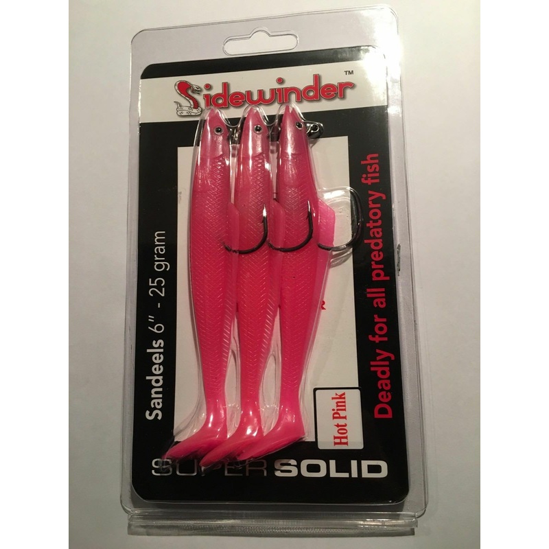 Sidewinder Sandeel 6|Red|Pink