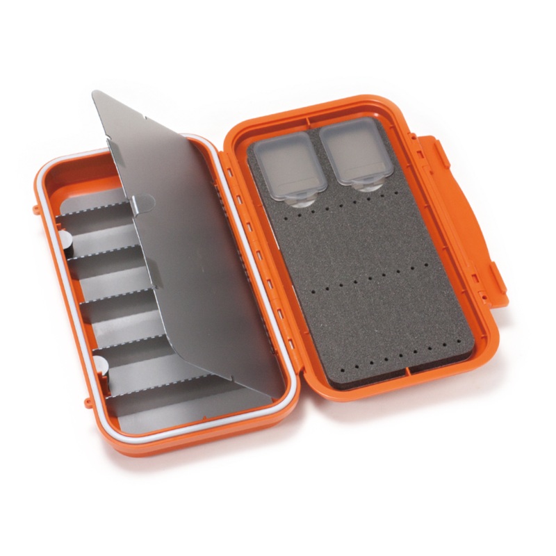C&F 2 Row Waterproof Tube Fly Case with 6 Compartments 3404v