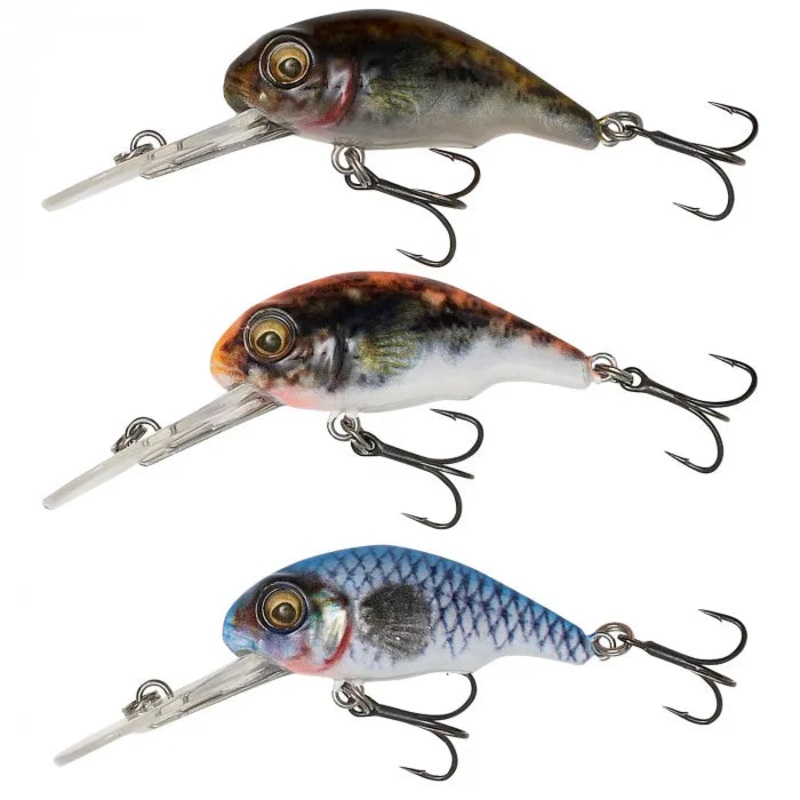 Savage Gear 3D Goby Crank|Blue Silver|Firetiger|UV Red & Black|UV Orange|Goby
