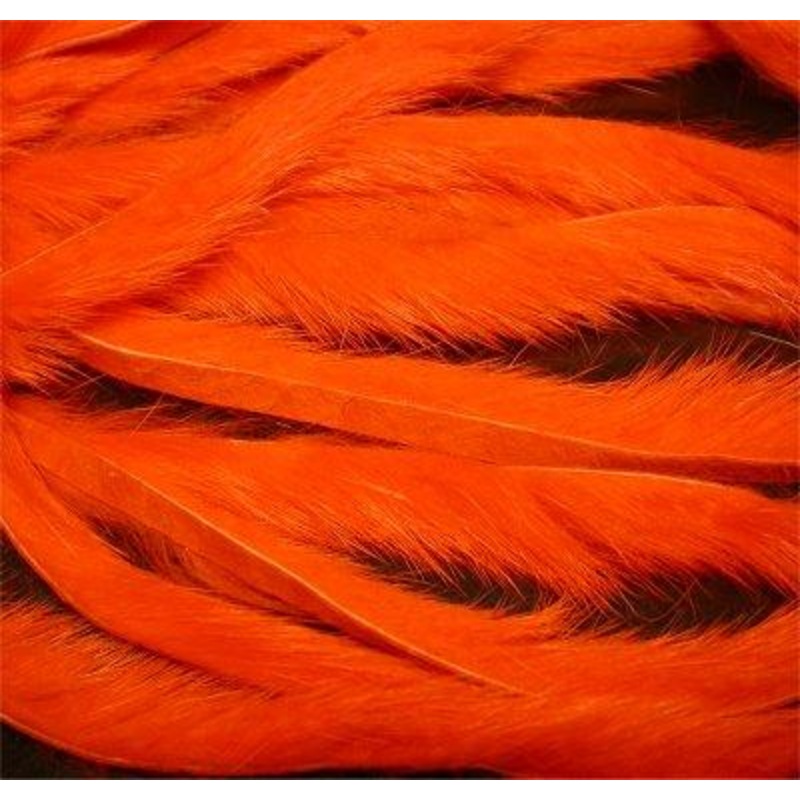 Flybox Rabbit Zonker Strips|Fl. Orange|Fl. Sunburst