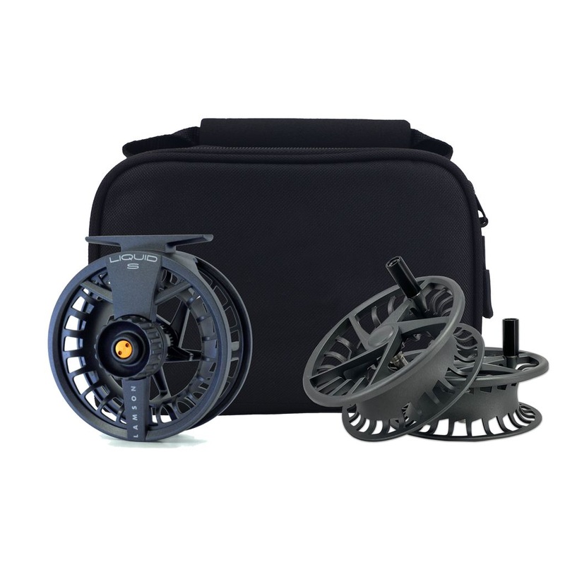 Lamson Liquid-S Fly Reel with 2 Spare Spools