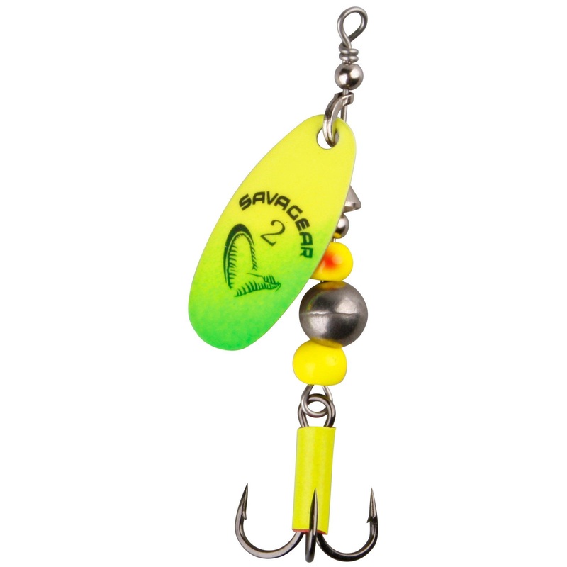 Savage Gear Caviar Spinner|Fl. Yellow|Fl. Orange|6g