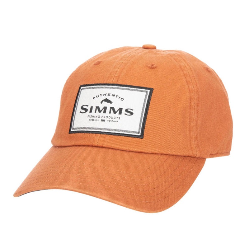 Simms Single Haul Cap|Cinder|Driftwood|Bay Leaf|Selvedge|Gunmetal Trout|Simms Orange