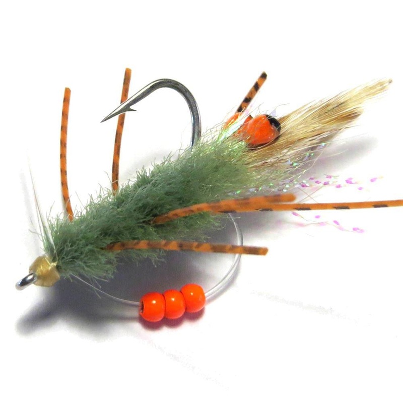 Fishient Rolling Bead Crab|Grey|Olive|Tan|White