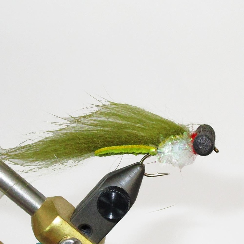 Foam Eye Zonker Fly – 2 pack|Black|Natural|Olive