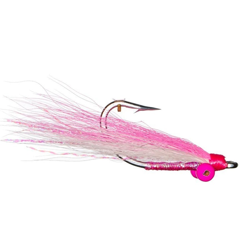 Baby Clouser|Natural/White|Pink/White|Charteuse/White|Grey/White||02||1/0