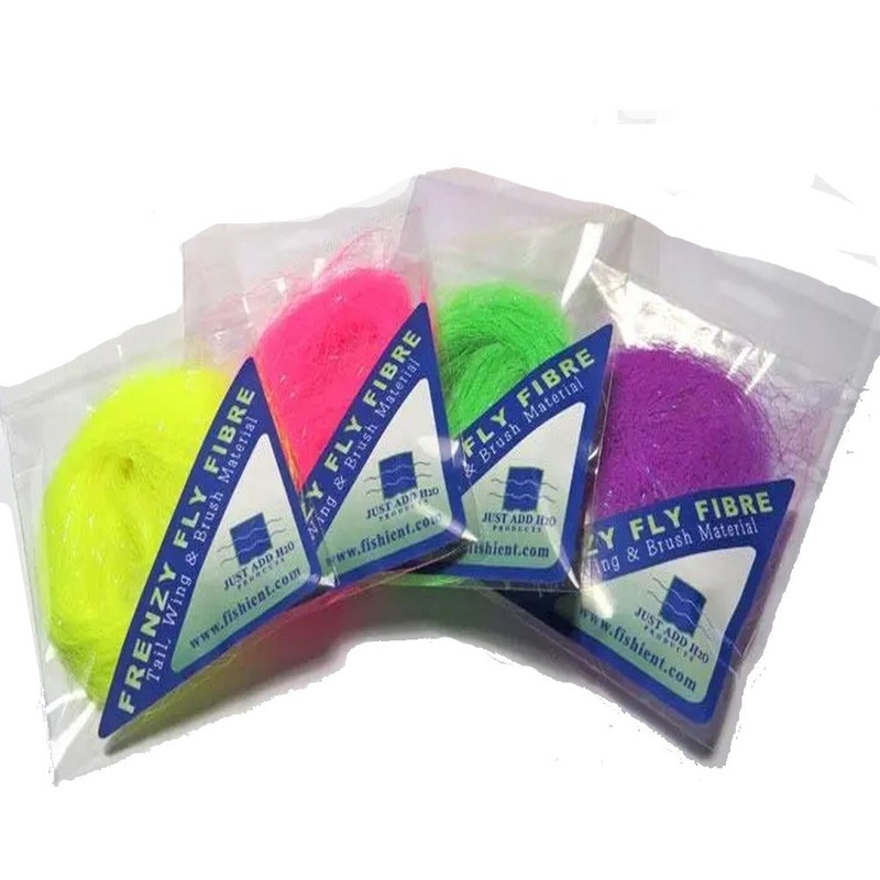 Frenzy Fly Fibre|Black|UV Elec Pink|Lime|Red|UV Elec Charteuse|UV Elec Yellow|UV Elec Violet|UV Elec Orange