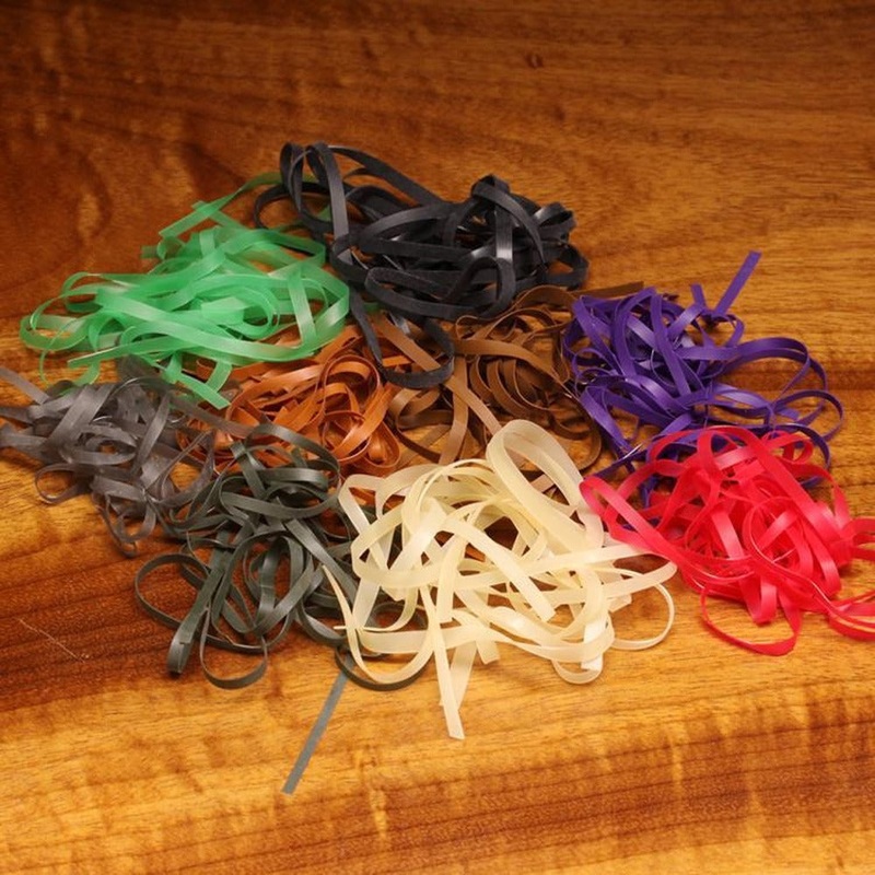 Hareline Nymph Stretch Skin|Black|Caddis Green|Brown|Yellow|Olive