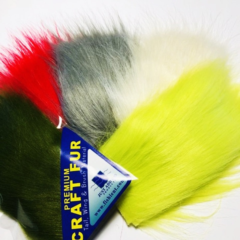 Premium Craft Fur|Black|Purple|Chartreuse|Cream|White|Olive|Yellow|Tan