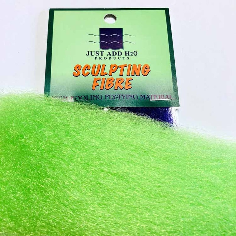 Sculpting Fibre|Anchovy|Peacock|Black|Brown|Dark Purple|Shrimp|Fl Charteuse|Royal Blue|Hot Orange|Red|Mackrel|Sand|Tan|Sea Blue|Olive|White