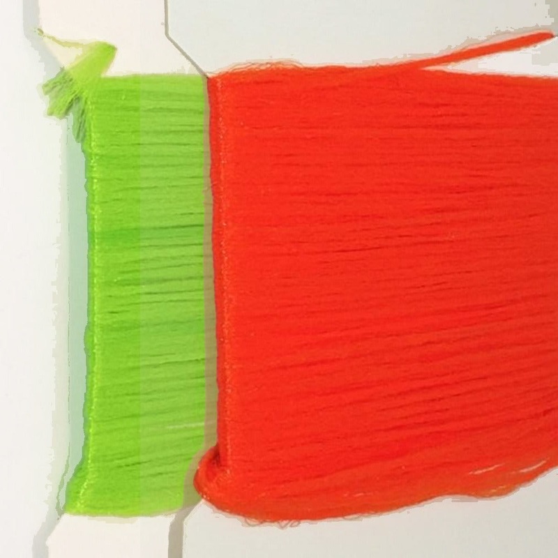 Veniard Antron Body Yarn|Fl. Lime Green|Fl. Red