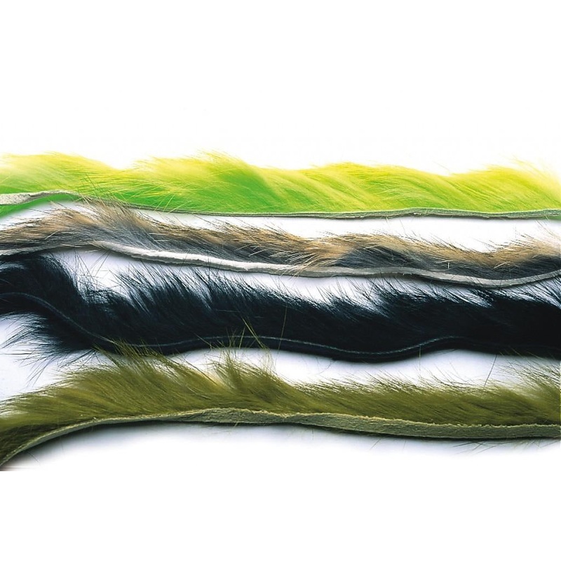 Veniard Rabbit Zonker Strips|Black|Brown|Natural Wild|Olive
