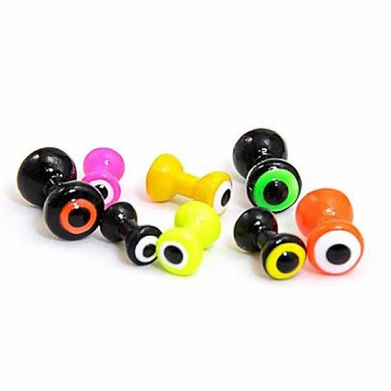 Double Pupil Lead Eye|Extra Small|Small|Medium|Large|Black-Fl Chart-Black Pupil|Black-Fl Orange-Black Pupil|Black-Yellow-Black Pupil|Black-White-Black Pupil|Fl Orange-White-Black Pupil|Fl Pink-White-Black Pupil|Yellow-White-Black Pupil