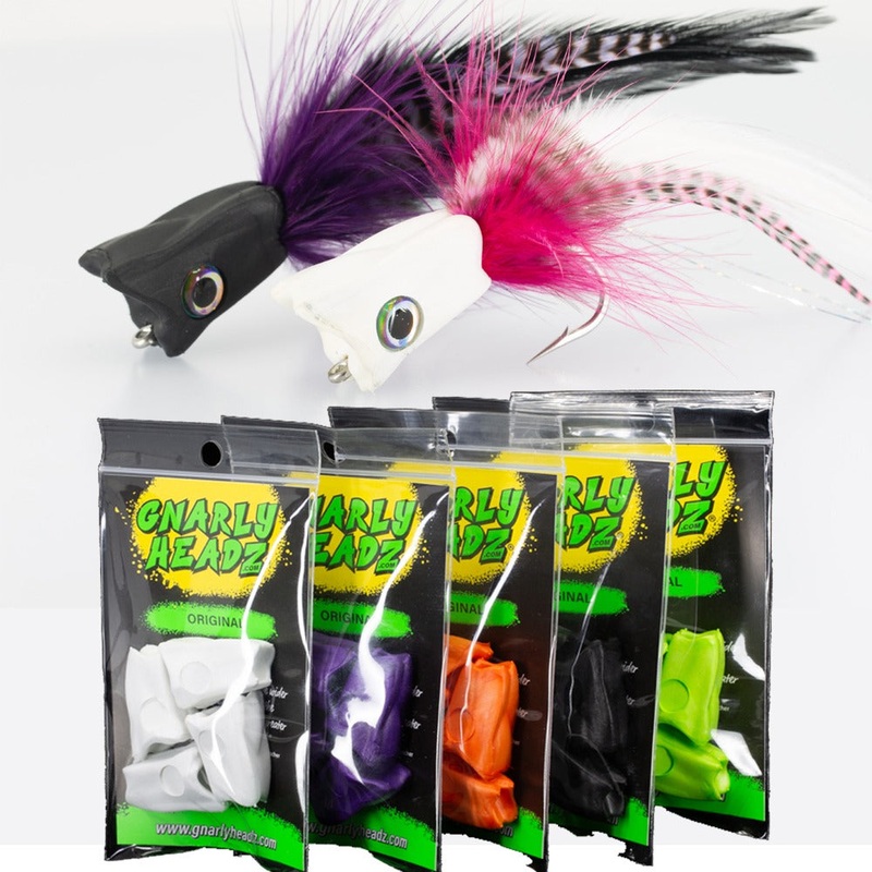 GnarlyHeadz Poppers Heads|Black|Chartreuse|Orange|Purple|White|Small|Medium|Large|X Large
